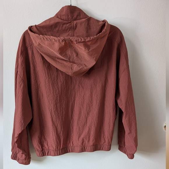 C'est Toi Hooded Zip-Up in Mauve - Picture 6 of 7